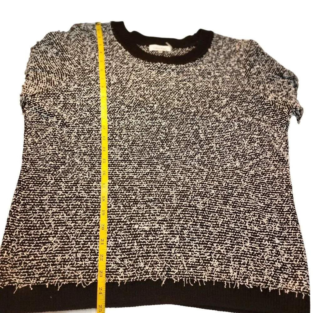 Calvin Klein Black White Lightweight‎ Pullover Sweater Size Small